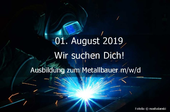 Stellenangebot Wienecke Metallbauer Augsut 2019